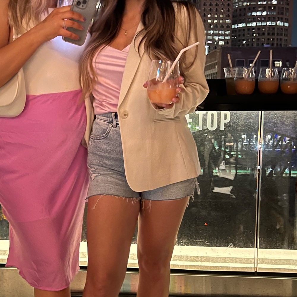 Express High Rise Mom Shorts - Picture 2 of 10